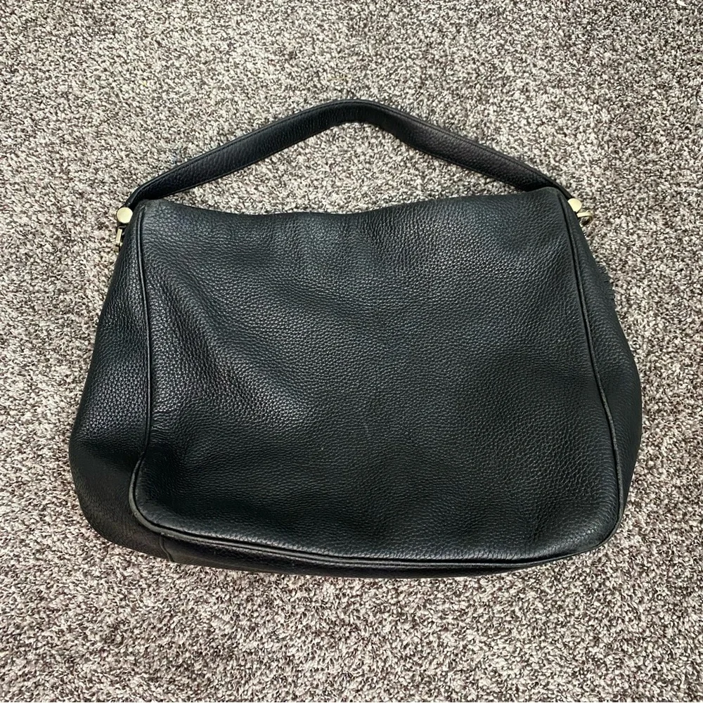 Kate Spade Michaela Chester Street Pebbled‎ Leather Shoulder Bag Black